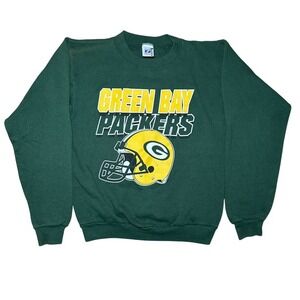 Vintage 90s Kids Green Bay Packers Sweatshirt Youth L 14-16 NFL Football Logo 7‎